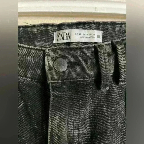 ZARA High waist Slouchy Jeans with studs - Picture 4 of 6